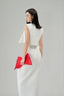 Ezra Cropped Sleeveless Taffeta Top for women, from Lam Khue, The Viet Concept 