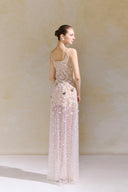Aste Sheer Floral Sequin Couture Top for women, from ARTI, The Viet Concept 