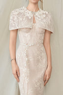 Kalina Embellished Floral Lace Bridal Bolero for women, from CALISTA, The Viet Concept