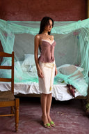Gabri Rosewood Lace Trim Chiffon Cami Top for women, from HUELLEY HUELLEY, The Viet Concept