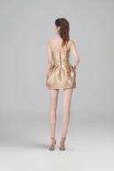 Gilded Gemwood Mini Dress for women, from Mr Crazy & Lady Sexy, The Viet Concept 