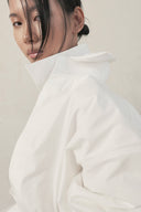 Korean Cotton Sculpted Wrap Shirt for women, from DAS LA VIE, The Viet Concept