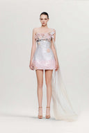 Wings of Bloom Ombre Sequin Corset Mini Dress for women, from MR CRAZY & LADY SEXY, The Viet Concept 