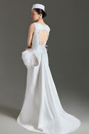 Bodhi Sacred Feather Bridal Fan for women, from LINH DOAN, The Viet Concept