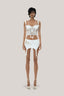 White Juliette Strap Top for women, from Huelley Rose, The Viet Concept 
