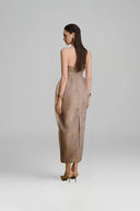 Flux Cocoon Draped Maxi Dress for woman, from ARTI, The Viet Concept