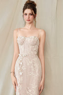 Kalina Embellished Floral Lace Evening Gown for women, from CALISTA, The Viet Concept
