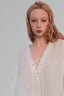 White Sea Shell Linen Jumpsuits for women, from Xita, The Viet Concept 