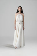 LINH PHUNG • The Sun Draped Chiffon Floor-Length Gown