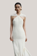 White Maryse Maxi Dress for women, from HUONG, The Viet Concept 