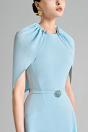 Irissy A-line Round Neck Polyester Ankle Length Dress for women, from Maison Des  Copains 