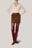 Yumi Bodycon Collared Neck Cotton Lace Top fror women, from HOBB, The Viet Concept 