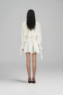 Seafoam Muse Ruffled Chiffon Organza Set for women, from DAS LA VIE, The Viet Concept 