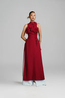 Phi Uyen Handcrafted 3D Floral Linen Ao Dai for women, from KEIRA TONG, The Viet Concept 