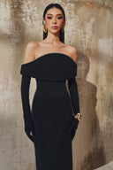  Celestia 3D Crystal Off-Shoulder Evening Gown for women, from L'SCARLETT, The Viet Concept