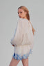 White Sea Shell Linen Jumpsuits for women, from Xita, The Viet Concept 