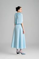 Irissy A-line Round Neck Polyester Ankle Length Dress for women, from Maison Des  Copains 