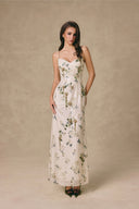 Babylon Tulip Sequin Silk Fishtail Maxi Dress for women, from VONTIER DE MONTIER, The Viet Concept