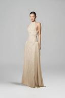 Monde Éthereal Lace Halter Gown for women, from BYDI, The Viet Concept