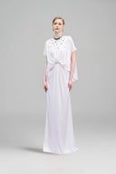 Mermaid High Neck Crystal Shimmer Silk Evening Gown for women, from IHF ATELIER, The Viet Concept