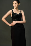 EEGEN STUDIO • Esme Lace Bodice Column Dress