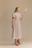 WHITE PLAN • Rosalie Carolan Column Midi Dress