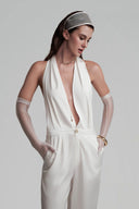 White Velora Maxi Dress for women, from POEM, The Viet Concept 