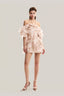 Beige Off-shoulder Mini Dress for women, from MUST HAVE, The Viet Concept 