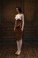 HUELLEY ROSE • WANG Sculptural Brocade Corset