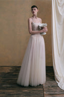 DUONG ATELIER • Lucienne Hand-Embellished Tulle Scoop-Neck Gown