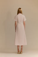 WHITE PLAN • Rosalie Carolan Column Midi Dress