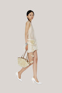 Laelia Bubble Layered Organza Mini Dress for women, from DAS LA VIE, The Viet Concept 