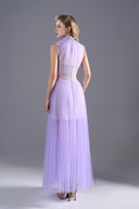 ROSEE de MATIN • Light Purple Tuller Smocking Midi Dress