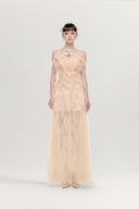 Morgana Feathered Off-Shoulder Gown for women,from JOSEPHINE, The Viet Concept 