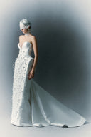 HA THANH VIET • Christopher Hand-Embroidered Floral Taffeta Mermaid Gown