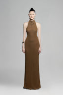  Choco Sparkling Mesh Maxi Dress for women, from Pham, The Viet Concept 