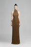  Choco Sparkling Mesh Maxi Dress for women, from Pham, The Viet Concept 