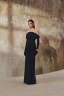  Celestia 3D Crystal Off-Shoulder Evening Gown for women, from L'SCARLETT, The Viet Concept