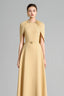 Jasmine A-line Cape Sleeved Polyester Floor Length Dress for women, from Maison Des Copains, The Viet Concept 