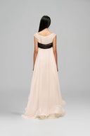 Cadeau Silk Bow Maxi Gown for women, from Guyehi Studio, The Viet Concept 