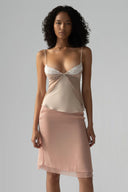 Mimi Sheer Lace-Appliqué Slip Top for women, from HUELLEY HUELLEY, The Viet Concept