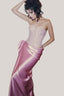 Pink Dulcinea Maxi Dress for women, from La Vierge, The Viet concept 
