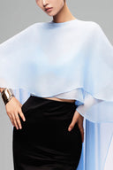 Blue Flowy Blouse for women, from Pham Studio, The Viet Concept 