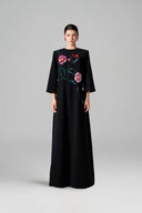 Zara Crepe Floral Embellished A-Line Maxi Dress for women, from 21SIX, The Viet Concept