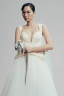 Emergent Reverie Satin Silk Corset for women, from LINH DOAN, The Viet Concept