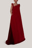 Hy Flared Strappy Velvet Floor Length Dress for women, from TINH, The Viet Concept 