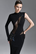 Étoile Luxe Fitted Evening Gown for women, from TRAN D TRI, The Viet Concept 
