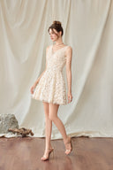 Aven Embellished Floral Sequin Evening Dress for women, from CALISTA, The Viet Concept
