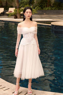 Marilyn Off-Shoulder Lace & Tulle Corset Evening Gown for women, from 21SIX, The Viet Concept