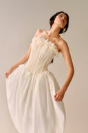 LECIA • Fleur Royale Embroidered Balloon Gown